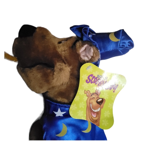Vintage Plush Scooby Doo Wizard Stuffed Animal Dog Magician Cartoon Network 16" - Picture 7 of 11